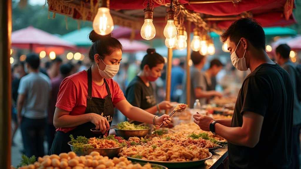Blockchain street food Vietnam